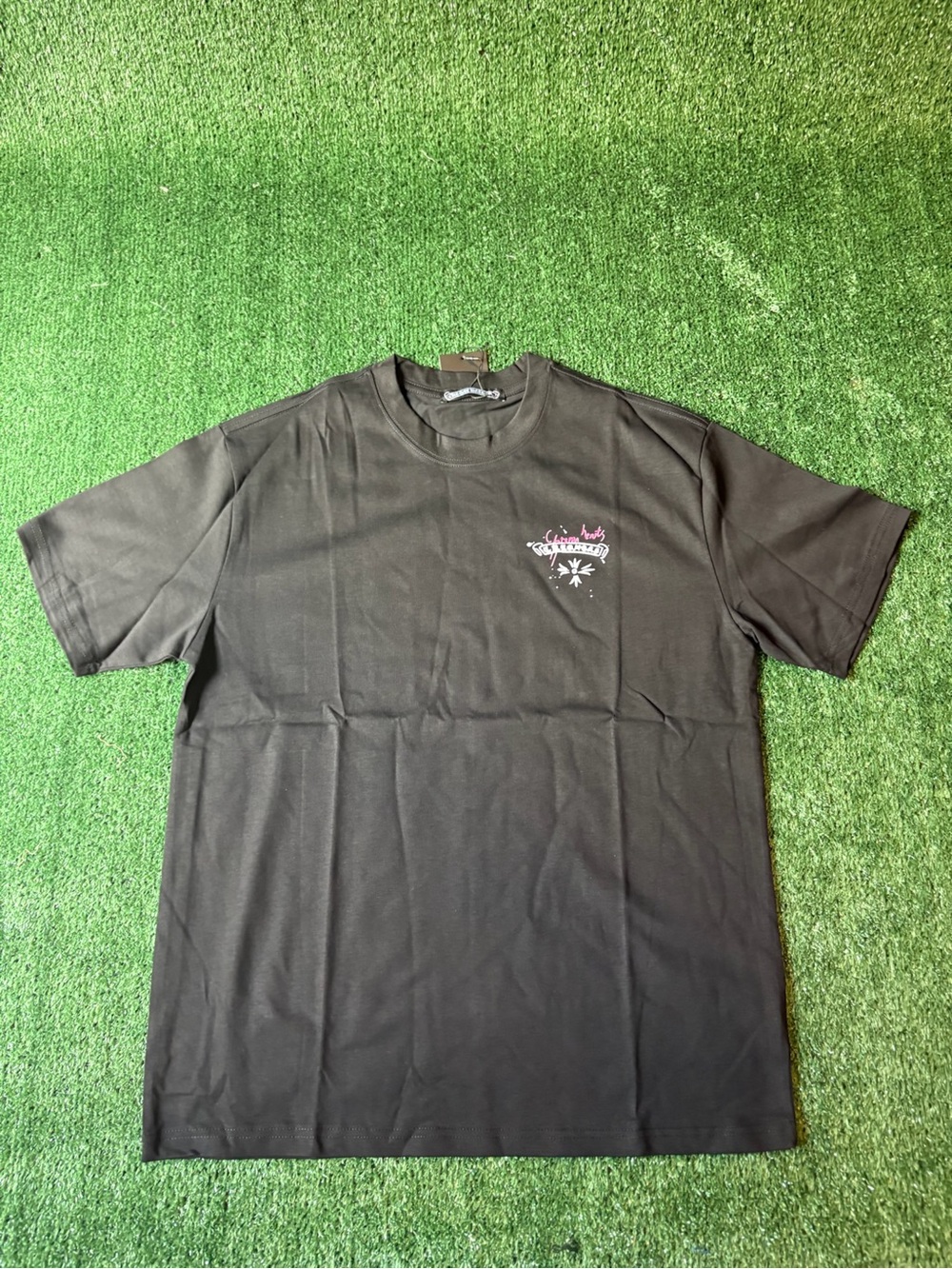 Black Graphic Crewneck T-Shirt - Men